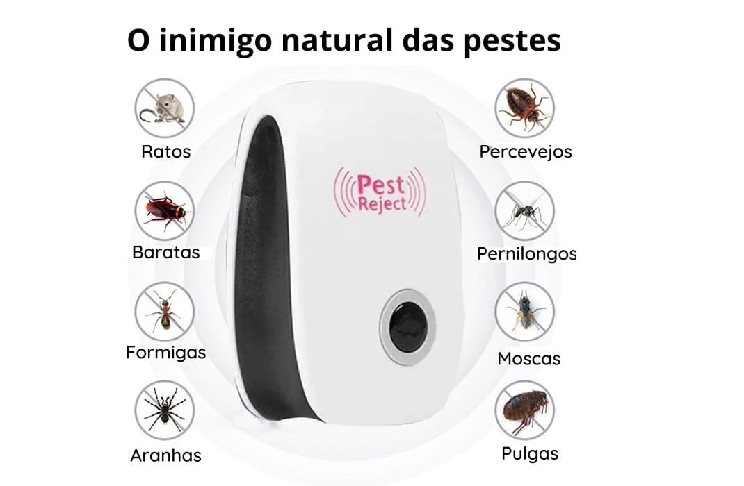 Pest Reject: repelente eletrônico ultrassônico em destaque